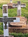 Graves with Victim of 1994 Genocide - Catholic Cathedral - Huye (Butare) - Rwanda (9009579800).jpg