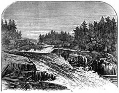 Great Falls in 1869