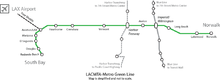 A Green Line map.