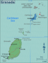 Map of Grenada