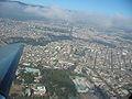 Vista aérea da Cidade de Guatemala