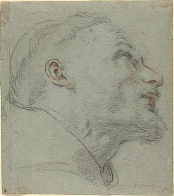 Head of Saint Francis, before c. 1632, National Gallery of Art