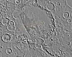 Гусев кратері Spirit landing ellipse.jpg