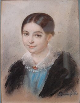 Hélène Feillet, pictată de sora ei Blanche Feillet.