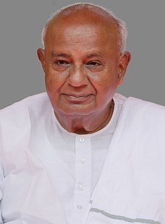 H. D. Deve Gowda Prime Minister of India from 1996 to 1997