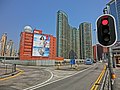 Traffic light in Hong Kong.