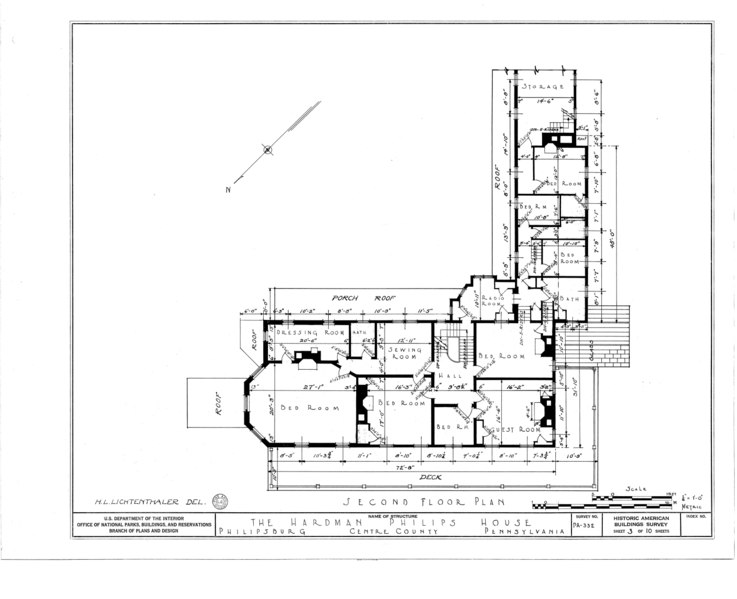 File:Hardman Philips House, East Presqueisle Street, Philipsburg, Centre County, PA HABS PA,14-PHILBU,1- (sheet 3 of 10).tif