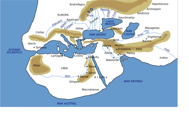 Fichier:Herodotus world map-es.svg