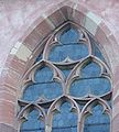 gothic tracery of the church hall