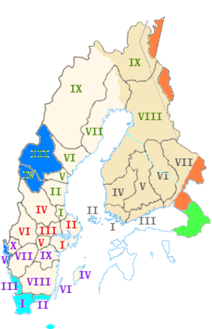 Исторически Провинции На Швеция