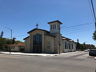 Holy Cross Church Holy Cross Church, San Jose, California, at corner after dedication.jpg