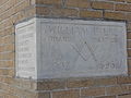 Houston County masonic building corner stone