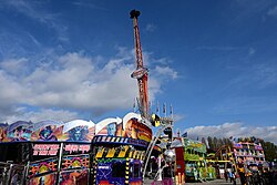 The Veritgo swinging pendulum ride at the 2023 instalment of Hull Fair.