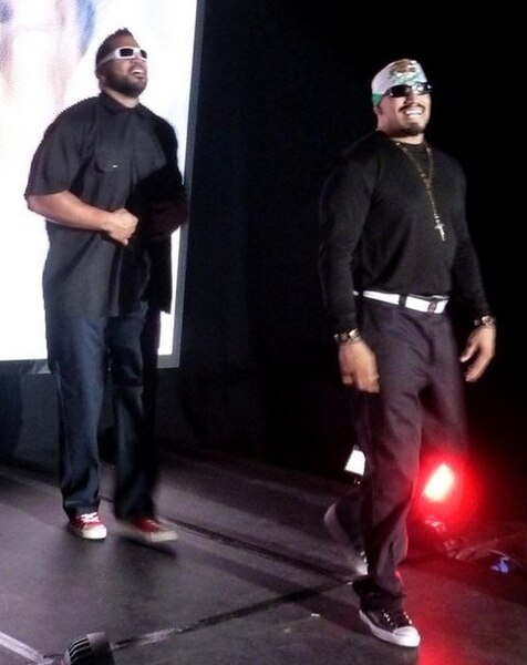 Hunico (right) with Camacho in 2013