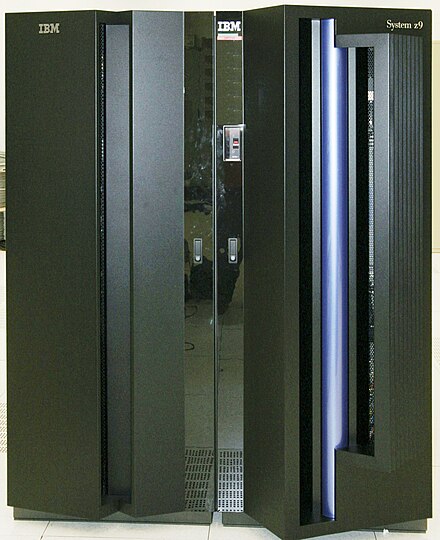 An IBM System z9 mainframe