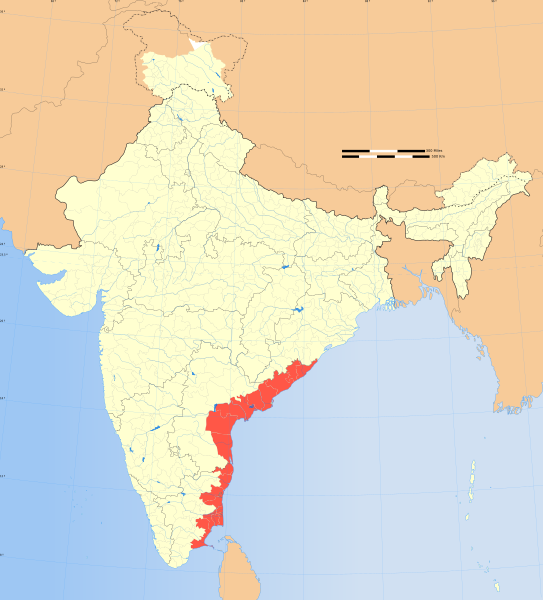 Fil:India Coromandel Coast locator map.svg