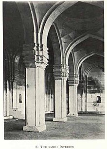 Interior of the mosque Interior of the Premamati Mosque, Hyderabad.jpg