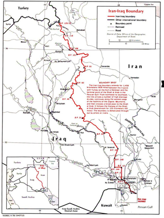 <span class="mw-page-title-main">Iran–Iraq border</span> International border