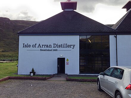 The distillery at Lochranza