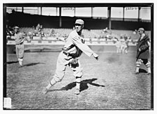 Jack Coombs started and won his third game in the World Series. Jack Coombs, Philadelphia AL (baseball) LCCN2014697488.jpg