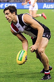 Steele playing for St Kilda in 2018 Jack Steele 2018.1.jpg