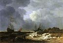 Jacob Isaacksz. van Ruisdael - The Breakwater - WGA20503.jpg
