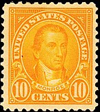 Issue of 1925 James Monroe 1925 Issue-10c.jpg