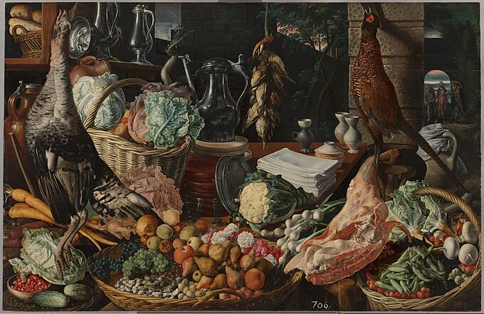 Питание европейцев в новое время. Иоахим Бейкелар натюрморт. Кухонный натюрморт Иоахим Бейкелар. Иоахим Бейкелар картины. Иоахим Бейкелар (1530 - 1573).