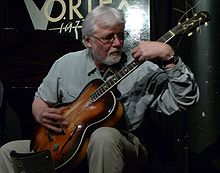 John Russell performs with Mopomoso at the Vortex Jazz Club in April 2010.