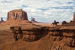 ... den John Ford's Point am Monument Valley, Navajo Tribal Park, USA.