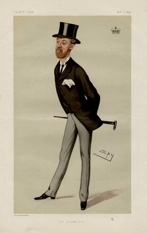 Caricature by Spy published in Vanity Fair in 1879.