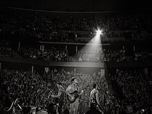 I Jonas Brothers al Pepsi Center a Denver durante l'Happiness Begins Tour nel 2019.