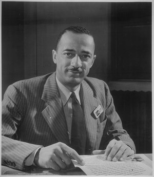 Judge William H. Hastie, dean of the Howard University Law School, Civilian Aide to the Secretary of War, ca. 1941 - NARA - 535835.tif