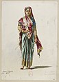 English: Jules Massenet - Le roi de Lahore - costume design by Eugène Lacoste 46 - 46. Dame des choeurs, femme du peuple