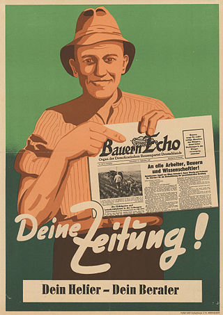 <i>Bauern Echo</i> East German newspaper (1948–1990)