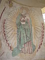 Kalkmaleri af Jomfru Maria