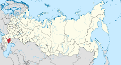 Рэспубліка Калмыкія на мапе