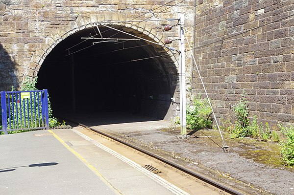 Eastern portal of the Kelvinhaugh Tunnel, 2019.
