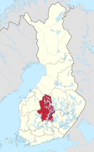 Finlandia centrale – Localizzazione