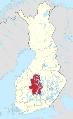 Finlandia centrale - Localizzazione