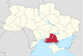 Kherson Oblast helye