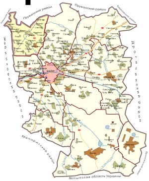 Тевельский сельсовет на карте