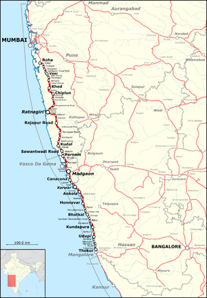 Map of west-central India