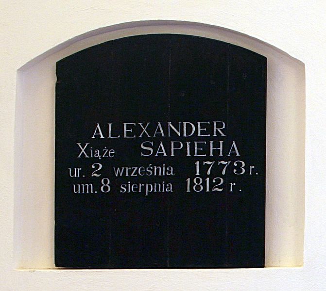 File:Krasiczyn Castle Crypt Sapieha Alexander 02.09.2010 3p.jpg