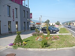 View on the village center