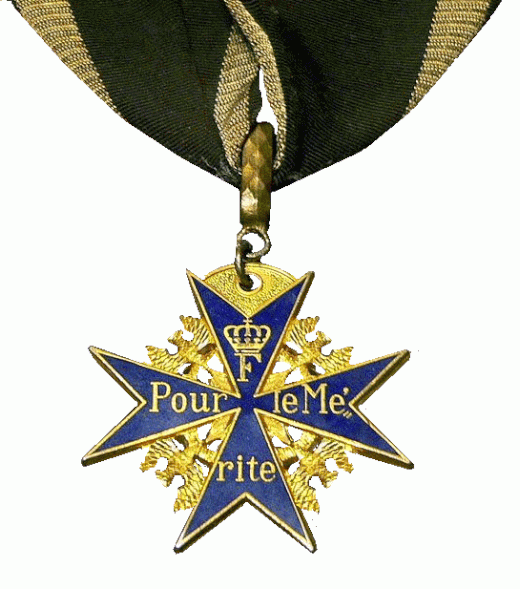 Het versiersel van de Orde Pour le Mérite