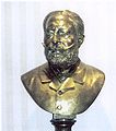 D. Nicolás Garcia Caro Vergés y Agustí, primer Marqués de Caro. Busto fundido por Vicente Rios