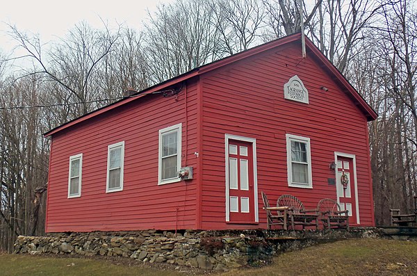 Old LaGrange District School, in Freedom Plains