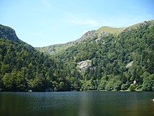 Schiessrothried, a glacial lake in the Vosges