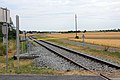 Deutsch: Bahnübergang der ehemaligen Burgenlandbahn in Lackendorf, heute nur mehr Draisinenbahn